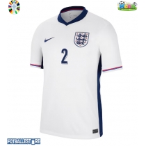 England Kyle Walker #2 Hjemmedrakt EM 2024 Kortermet